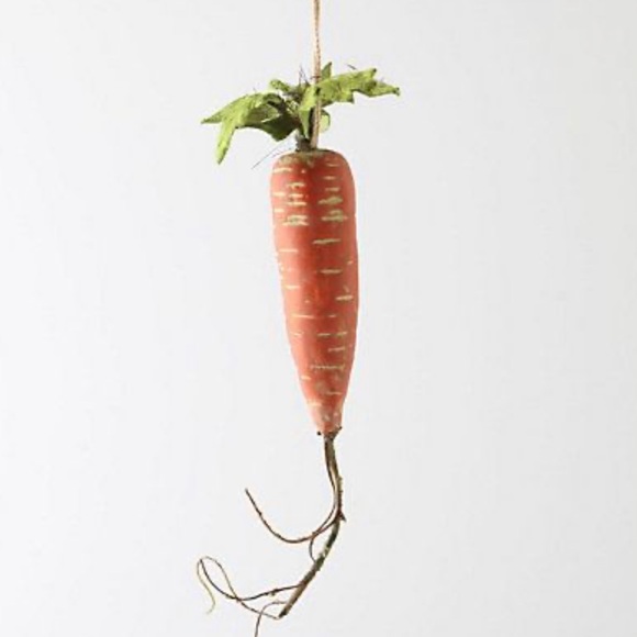 Anthropologie Other - 5 carrot ornaments